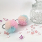 【オーダー品】チュールポンポンヘアゴム Sサイズ 2個セット