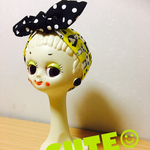 （パンダ柄✖️ドット柄）ヘアバンド