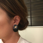 送料無料♡2way 秋色フラワーピアス