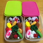 フェルトのワクワクお弁当 デザート付き グリーン
