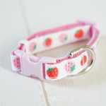 【日替わりsale】1cm幅★13.5~16cm★いちご★首輪