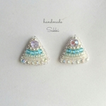 ビーズ刺繍のピアス(41) 