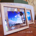 aoi【写真を飾ろう】ハウスアクセサリー ２wayフォトフレーム 写真一枚プレゼント　aoi