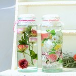 アンティークボトルのハーバリウム🌿~Garden~