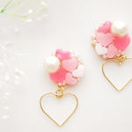 【限定】ハートたっぷり…♡　ゆれるピアス/イヤリング