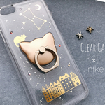 cat様専用❤受注生産：選べる 12星座 星猫 スマホケース iPhoneX/8 iPhone7/6 plus Galaxy/Xperia アイフォンケース