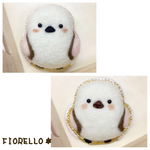 9/1 10時頃～本日限定受注販売 雪の中のシマエナガちゃんブローチ