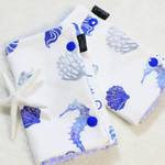 Ocean blue☆よだれパッド【送料無料】
