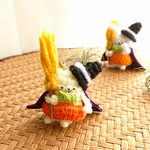 しろくまさんのハロウィンストラップ