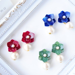 ✿ Chic Color flowerイヤリング (3色)  ✿ 