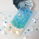 【完成作品】海柄 海辺のiPhone7 ケース