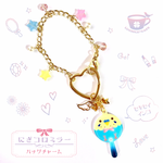にぎコロミラー♡バッグチャーム・セキセイインコ