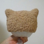 もこもこ猫耳ニット帽【モカ】