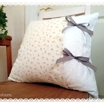 薔薇の蕾のクッションカバー♪45cm×45cm