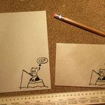 シロの釣りレターセット（クラフト）