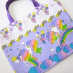 虹色ユニコーンのレッスンバッグ☆パープル系☆