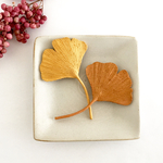 Brooch :  銀杏ブローチ (ゴールド) <在庫のみで終了>