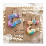 〈2個セット〉月と流れ星☆のヘアクリップ（ベビー&キッズ）