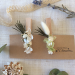 ナチュラルフラワーのクリップセット(ガーランド)