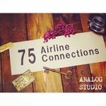 【横長】ステンシルシート『AIRLINE』送料無料