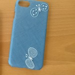 ★再入荷★*受注製作*ミナペルホネン*ChouCho ライトブルー*mina perhonen*iPhoneケース*iPhoneカバー*スマホケース*スマホカバー
