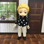 【オビツ11】水玉シャツとパンツセット