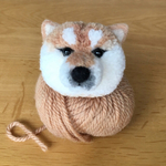 動物ぽんぽん 柴犬 マスコット（サイズＬ）