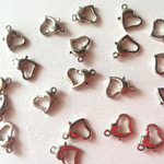 金属パーツ ハートのカニカン  20個  セット