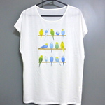 セキセイインコTシャツ／鳥