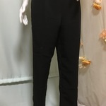 着物リメイク　黒の羽織からの大き目パンツ