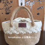 hiropikadon さまオーダー大人可愛い麻紐バックMサイズ