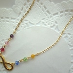 Ｙ様ご注文品♥セール♥インフィニティとレインボーのネックレス
