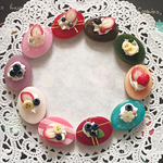 再販✖︎3☆選べる10種類☆miniオーバルレジンケーキのマグネット
