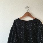 再販★LADY'S★コットンボイルのボリュームスリーブブラウスブラウス