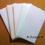 ＊パールカラーのポチ袋＊水玉柄(５色セット)＊