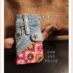  ♕iPhoneケース デニム✭ボヘミアン風