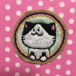 まるいねこのワッペン