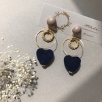 再再再販❤️人気大人可愛いベロアピアス/イヤリング