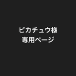 ピカチュウ様専用ページ