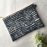 Kさまご依頼品・リバティ・ビニコ・フラットポーチ大・ダレン