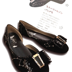 【雑誌掲載】スターリーヘブンパンプス スワロフスキー星座のかけら