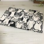 フクロウ柄  母子手帳ケース、お薬手帳ケース、通帳ケース