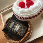 もふもふ苺ケーキの小物入れ