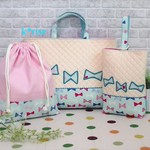 入園入学準備・女の子用♡レッスンバッグ・シューズケース・お着替え袋３点セット