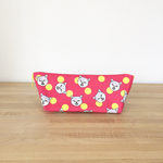 【きまぐれSALE】フルオープンポーチ(ムキッ)