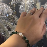 特価✨毎日の生活にスパイスを✨ダークモスグリーンブレスレット