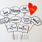 rinswedding様専用☆フォトプロップス3本セット