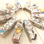 スヌーピー柄♡ナチュラルクリップ