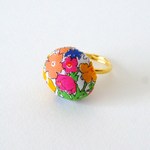 販売数５点＊リバティ ピンクッション＊リング