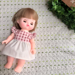 14.メルちゃんの服 チュールレース付きワンピース